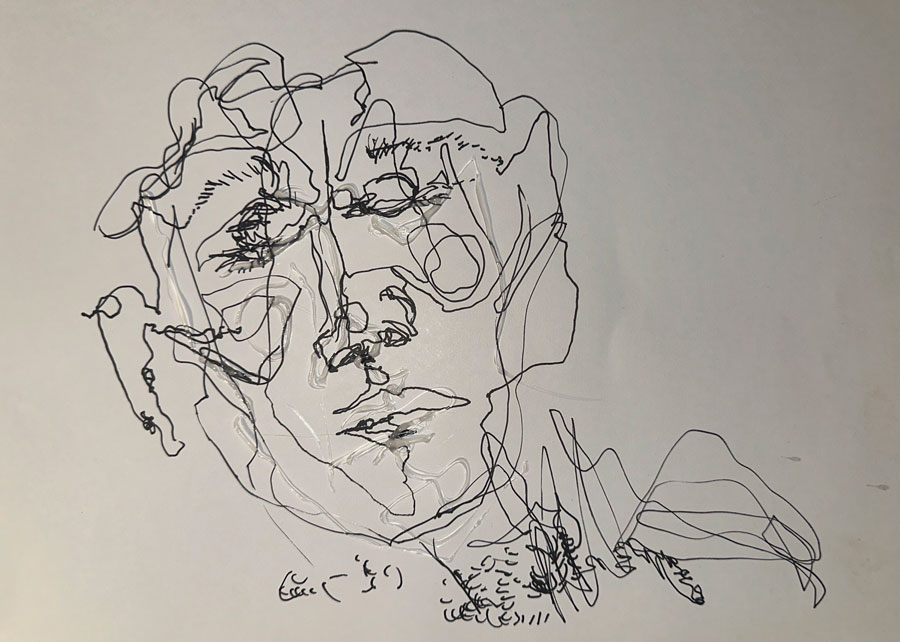 Олеся Сухарева, Серия работ в рамках проекта Haptic Drawing 