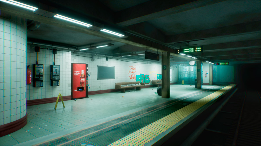 Александр Бродерзон (2 курс), Игровая локация «Метро» по мотивам игры Max Payne