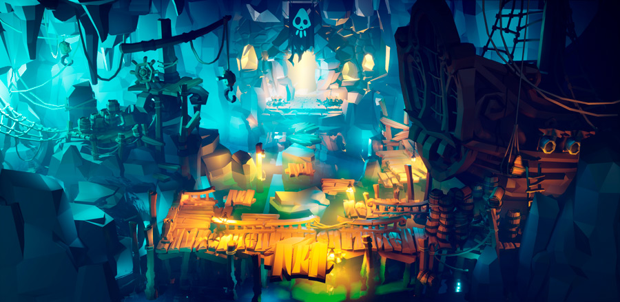 Екатерина Насонова (1 курс), трехмерный игровой уровень по вселенной Crash Bandicoot 4