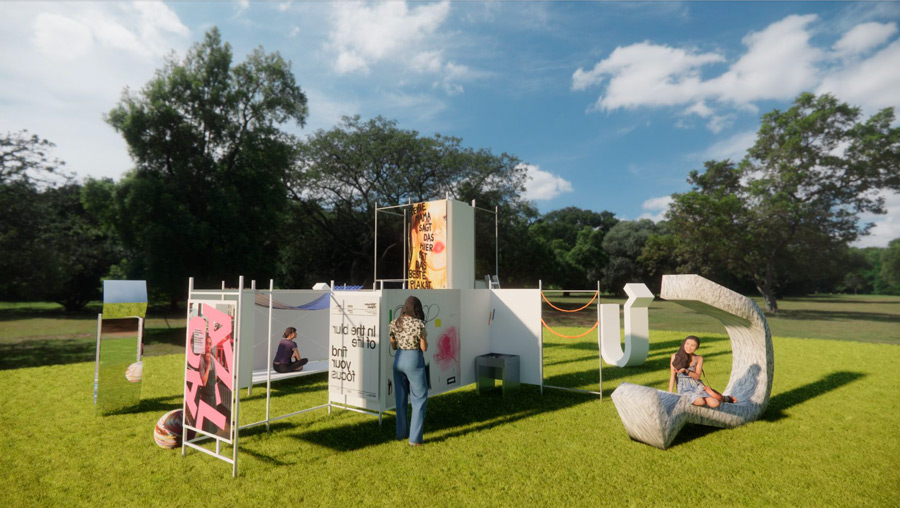 Pop-up павильон как манифест: Проект студентки UU для VK Fest