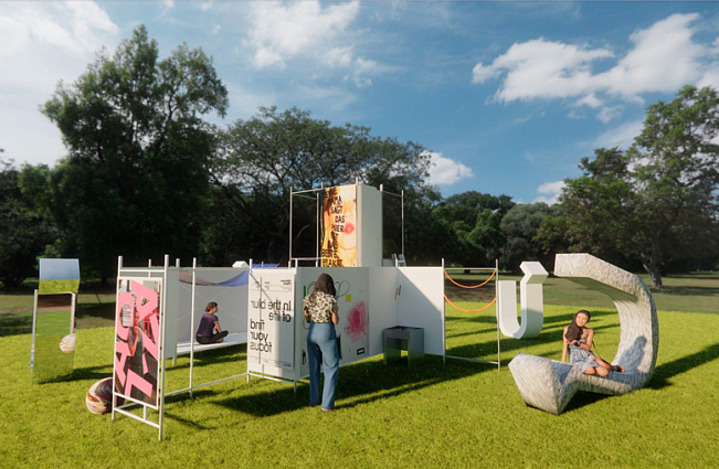 Pop-up павильон как манифест: Проект студентки UU для VK Fest